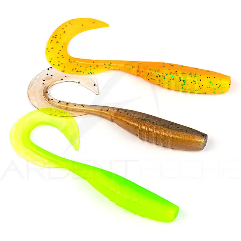 Pack de 3 leurres souples MEGABASS X Layer curly 5 Dernière Chance