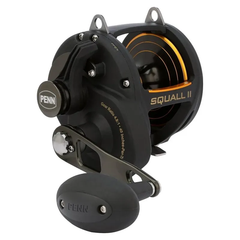 Moulinet traine Penn Squall II Lever Drag 50 Certifié