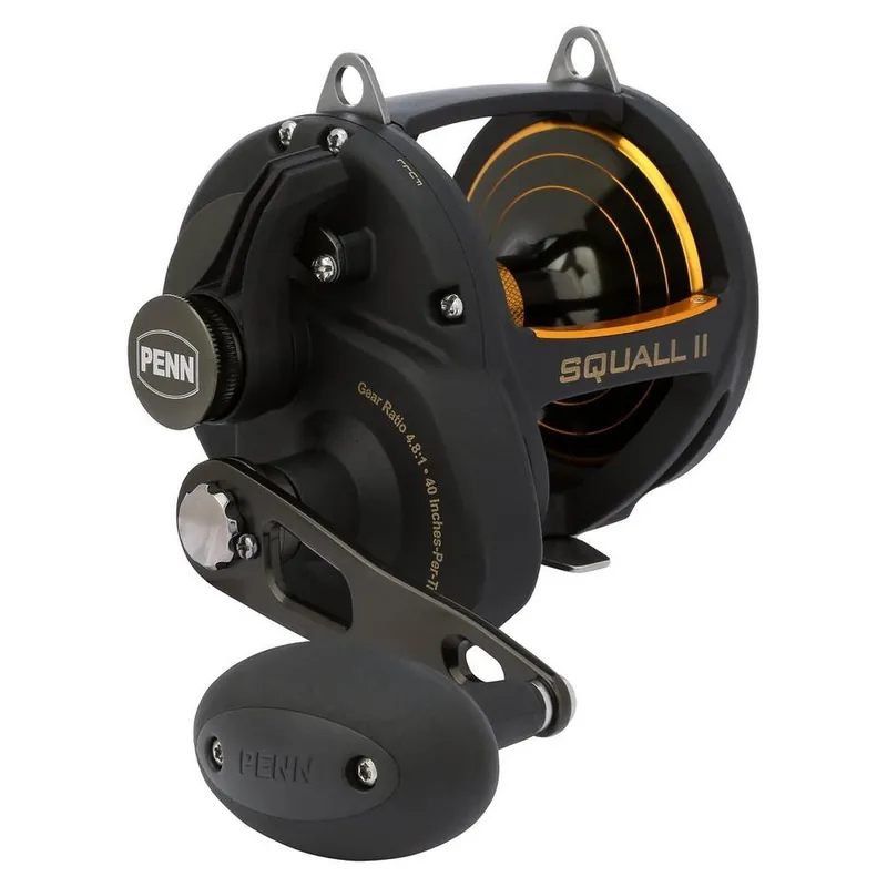 Expédié Aujourd'hui Moulinet traine Penn Squall II Lever Drag 60