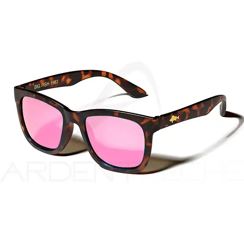 Lunettes polarisantes BIG FISH 1983 Small perch Pink red iridium Prix Cassé