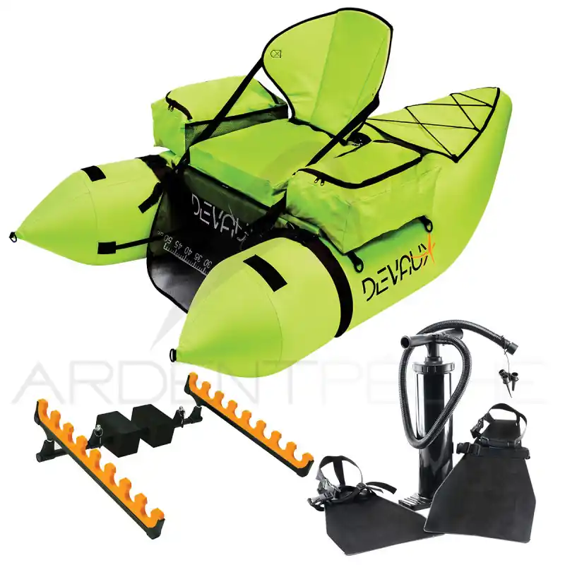 Prix Choc Float tube DEVAUX CAP-V2000 CHARTREUSE + KIT