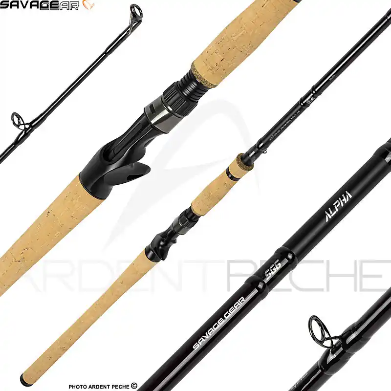 Quantité Limitée Canne casting SAVAGE GEAR Alpha SG6 Monster bait