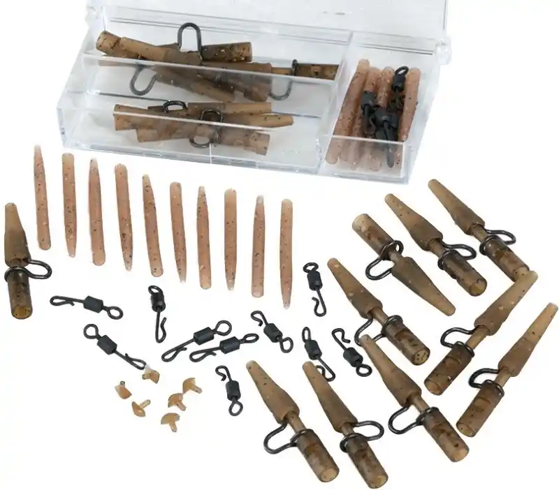 Bon Marché Clip Plomb Métal Camou Heavy Lead Clip Box 40pcs Behr