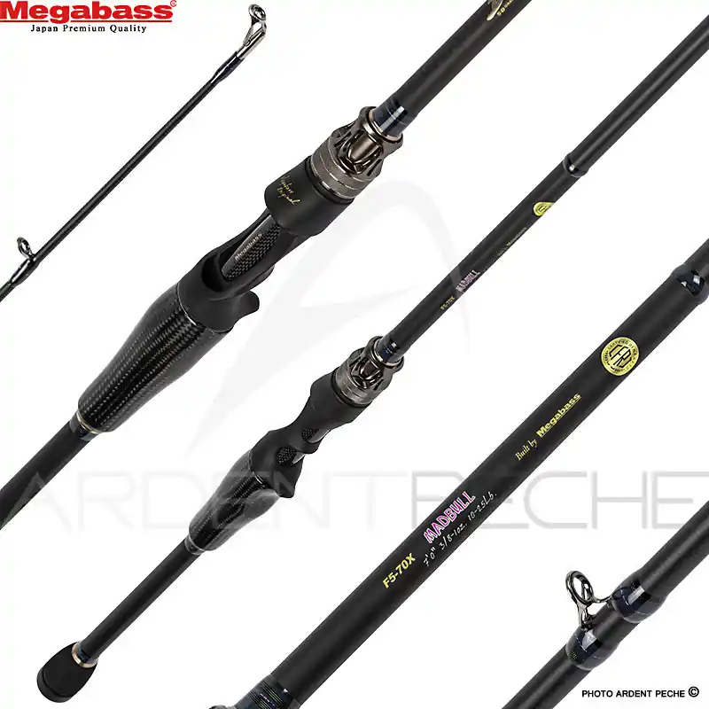 Canne casting MEGABASS Destroyer P5 F5 70 X Mad bull Prix Réduit