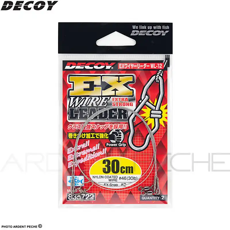 Vente Directe Bas de ligne DECOY WL-12 EX Wire leader