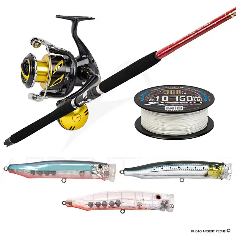 Offre Spéciale Pack premium thon TENRYU Red monster special + SHIMANO Stella SW 20000 PG