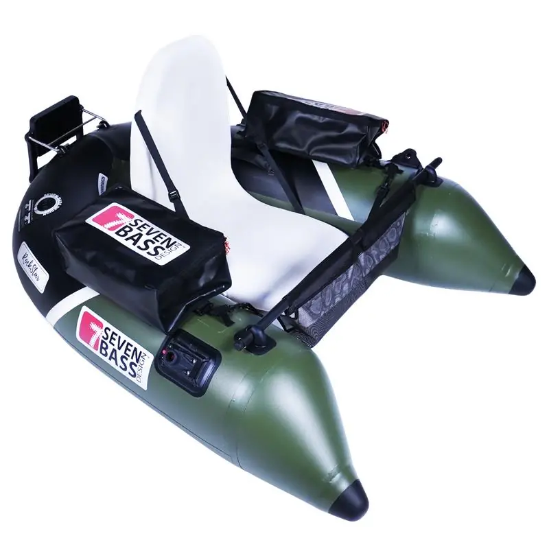 Float Tube RockStar Kaki White Black 150cm Seven Bass Offre Spéciale