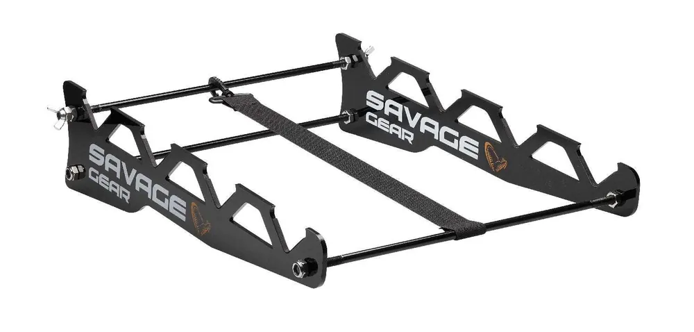 Support De Canne Belly Boat Rod Station Noir 4 Cannes Savage Gear Must-Have