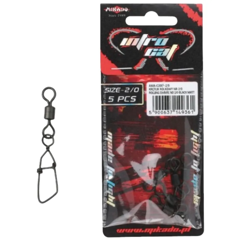 Emerillon Agrafe Roller Swivel With Snap 5pcs Mikado Meilleur Prix