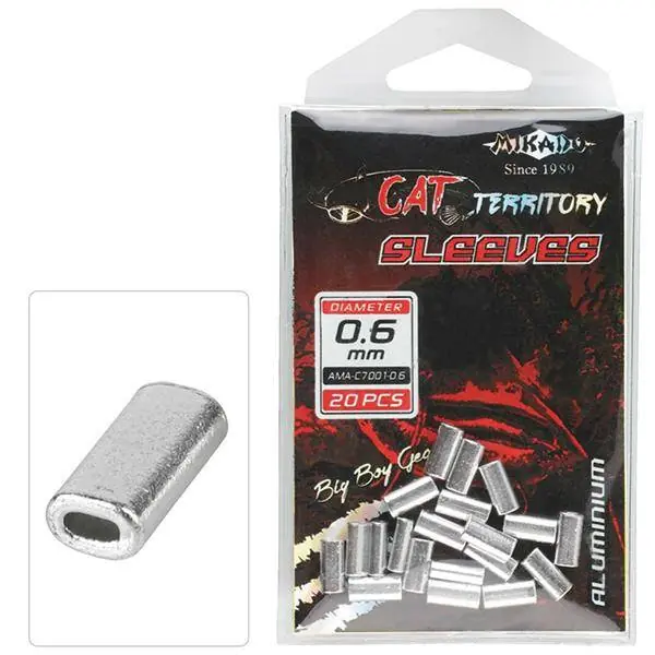 Sleeve Aluminium Crimp 20pcs 0,6mm à 1,4mm Mikado Dernier Modèle
