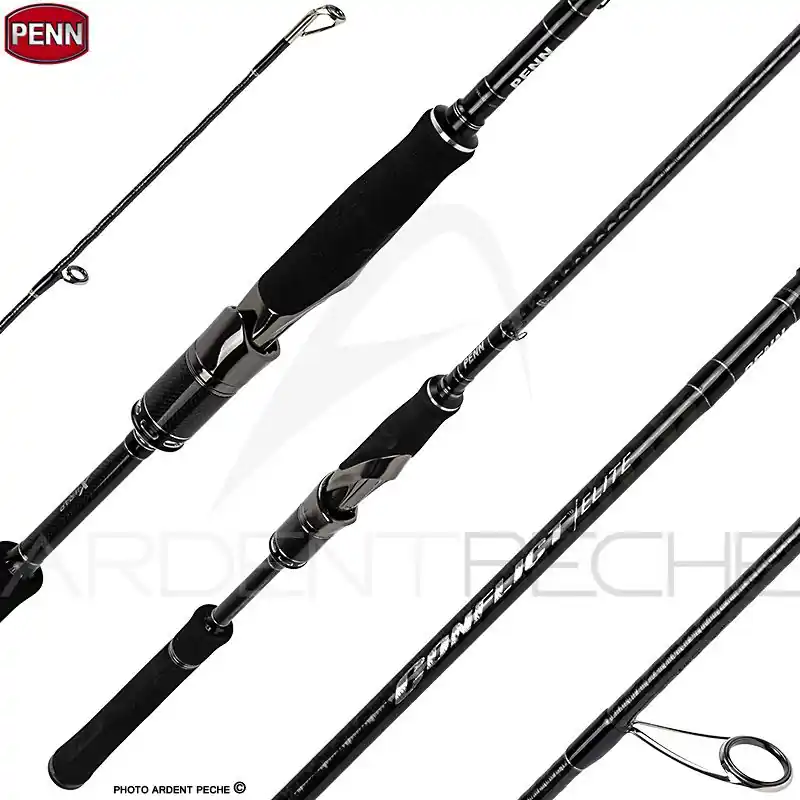 Canne spinning PENN Conflict elite topwater Expédition Rapide