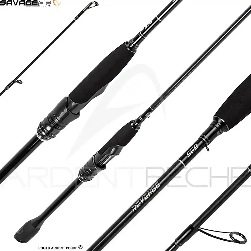 Dernier Modèle Canne spinning SAVAGE GEAR Revenge SG8 Medium game
