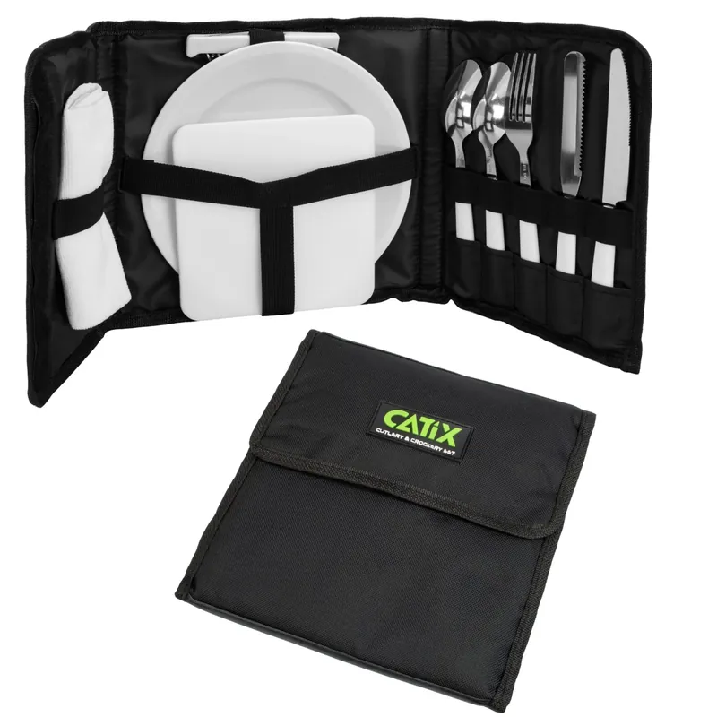 Dernière Chance Set De Table Cutlery & Crockery Set 26x23x6cm Catix