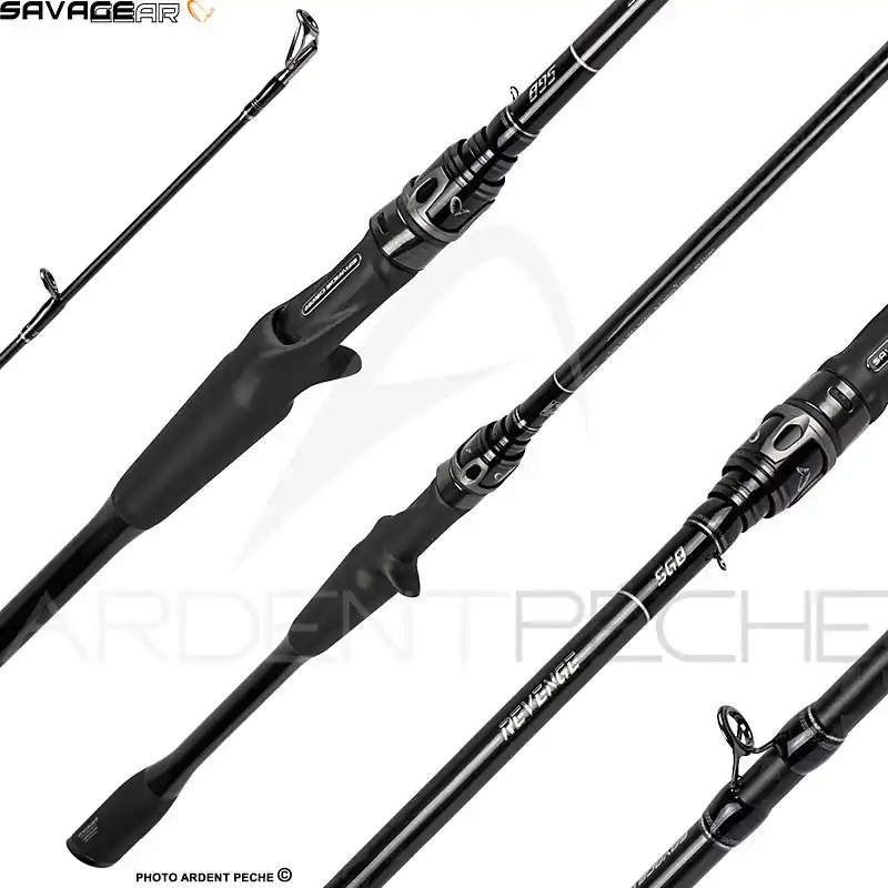 Pas Cher Canne casting SAVAGE GEAR Revenge SG8 Light game