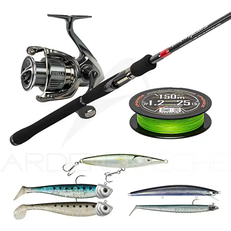 Pack premium spinning TENRYU Injection SP 82 MH + Stella 4000 Remise