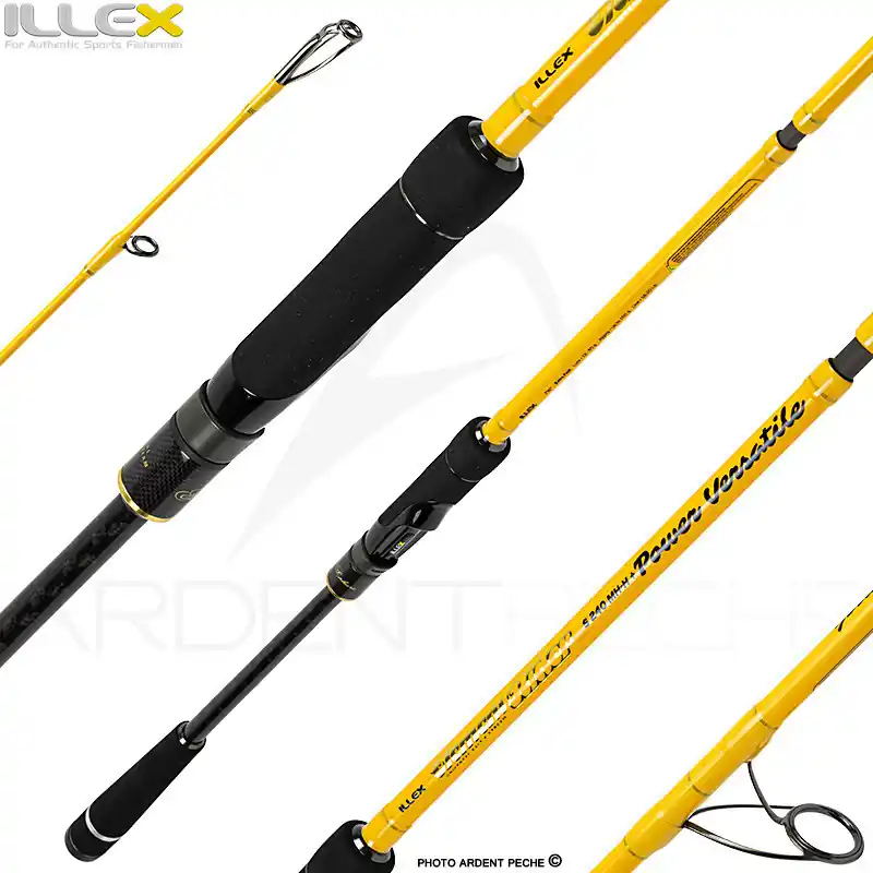 Canne spinning ILLEX Ashura Element rider X5 240 MH H+ Power V Soldes