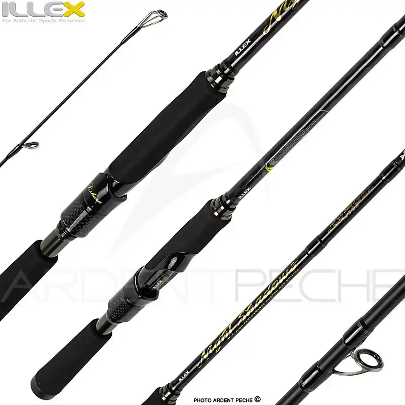 Must-Have Canne spinning ILLEX Night shadows S 190 MH H Vertical game
