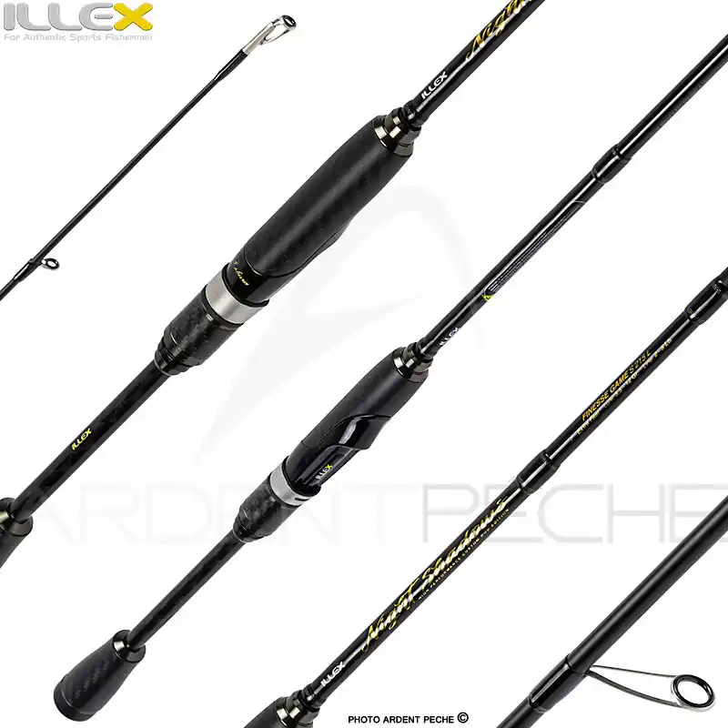 Expédié Aujourd'hui Canne spinning ILLEX Night shadows S 215 L Finesse game