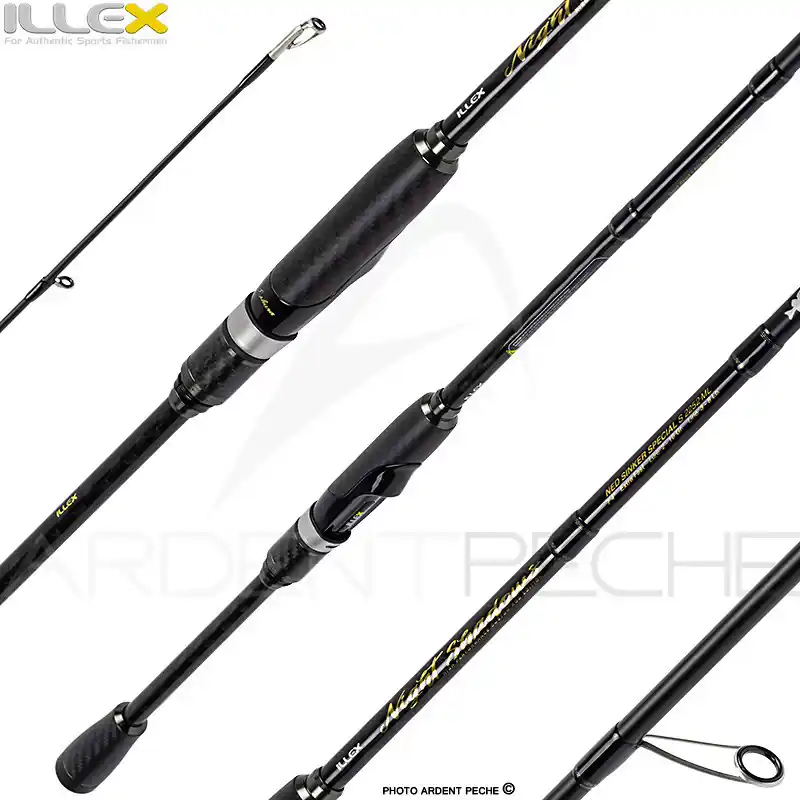 Prix Bas Canne spinning ILLEX Night shadows S 2252 ML Ned sinker