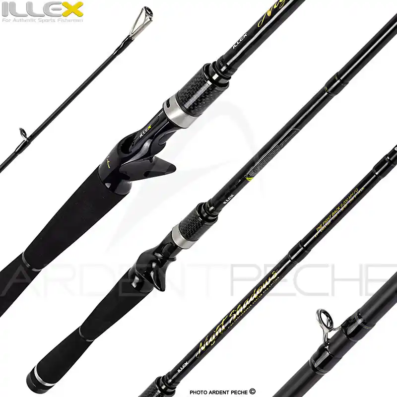 Must-Have Canne casting ILLEX Night shadows B 200 MH FG Fightback