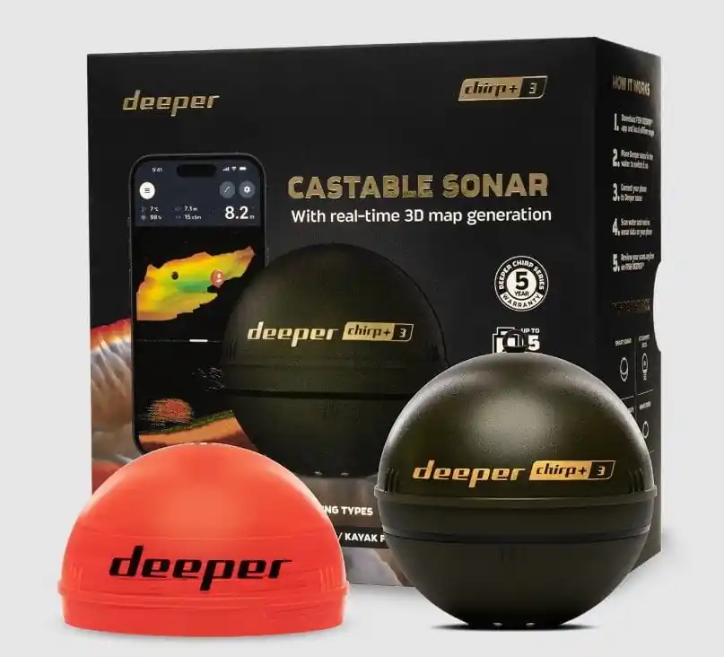 Sondeur Couleur Deeper Sonar CHIRP+ 3D Deeper Super Prix