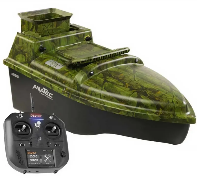 Bateau Amorceur Anatec Monocoque Brushless + Sr07 + Fishing Robot Prix Choc