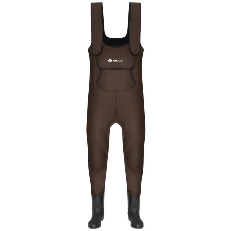 Waders Neoprene 4mm Crampon Marron Mikado Authentique