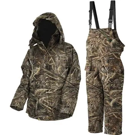 Ensemble Veste Et Salopette Max5 Comfort Thermo Suit Camo Prologic Usine Directe