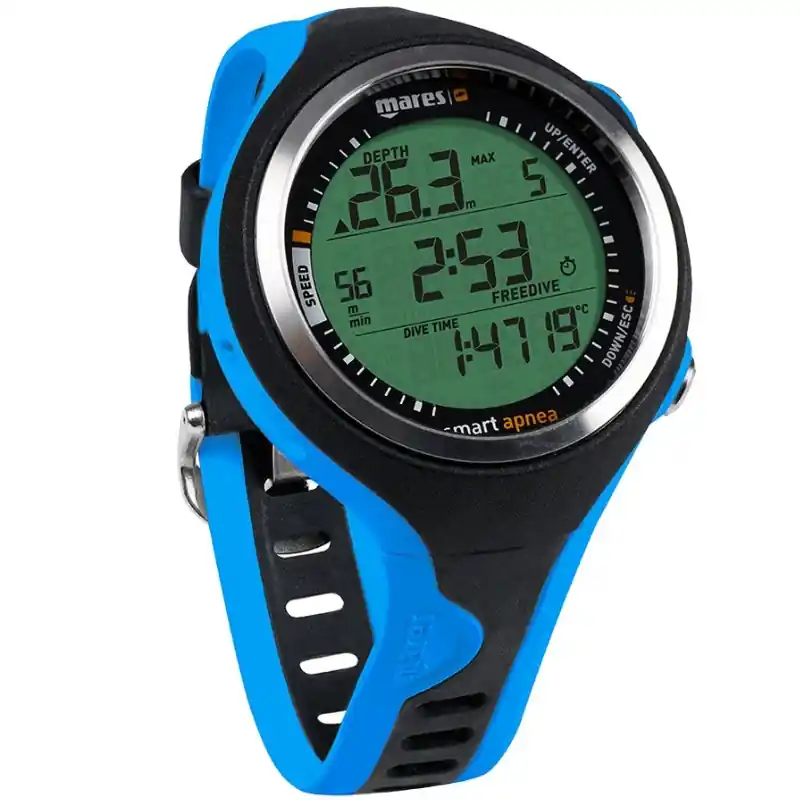 Retour Gratuit Ordinateur montre d‘apnée Mares Smart Apnea Noir/Bleu