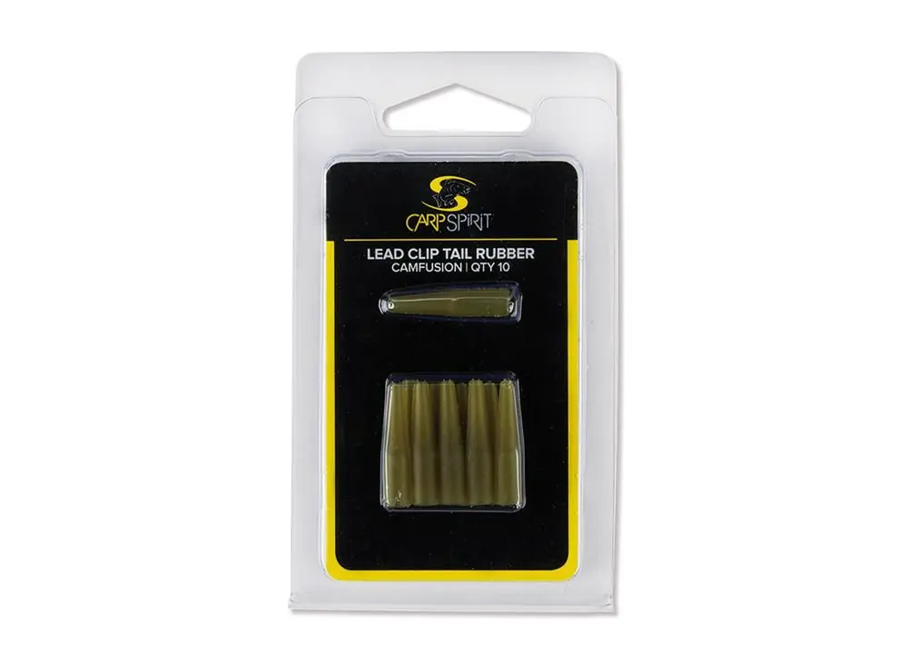 Connecteur Lead Clips Tail Rubber 10pcs Carp Spirit Retour Gratuit