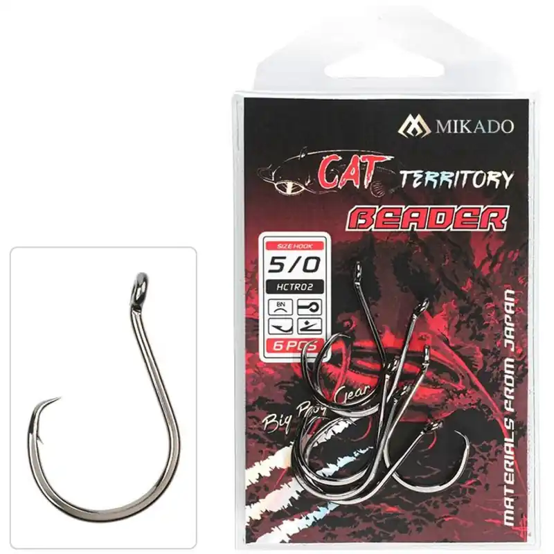Réduction Hameçon Simple Beader Cat Territory 6pcs Mikado