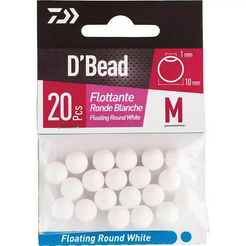 Réduction Perle Ronde Flottante M 20pcs Daiwa