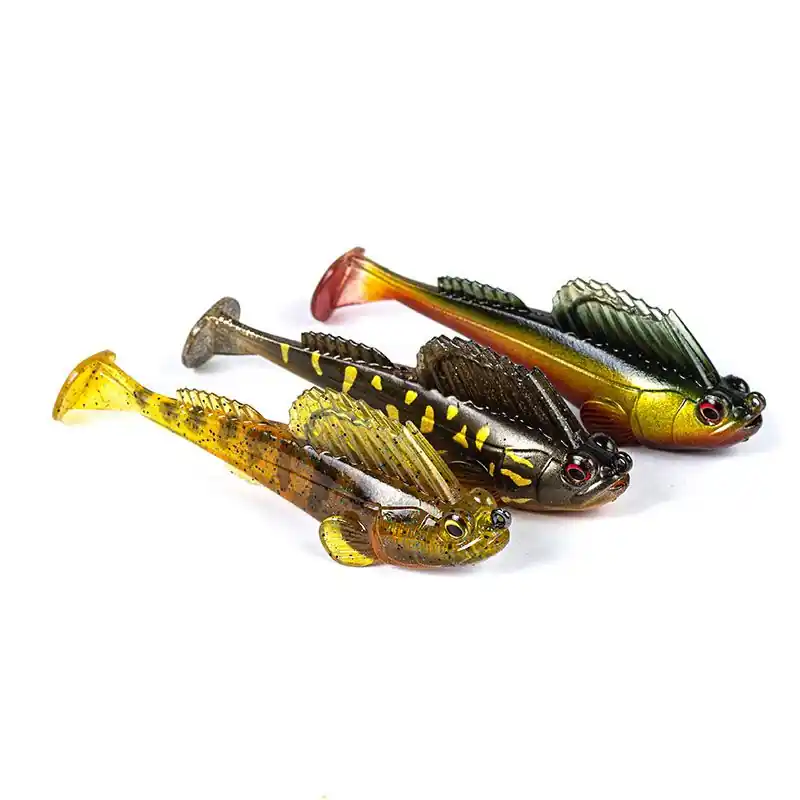 Pack de 3 leurres souples MEGABASS Dark sleeper 4.5 28g Commander Vite