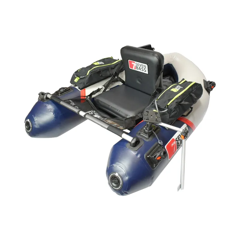Float Tube Brigad Fishing Pack Plug&Go Ready + 160cm Bleu/Gris Seven Bass Prix Cassé