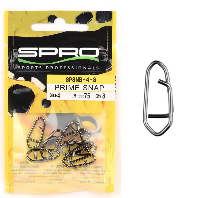 Agrafe Prime Snap 8pcs Spro Produit De Marque