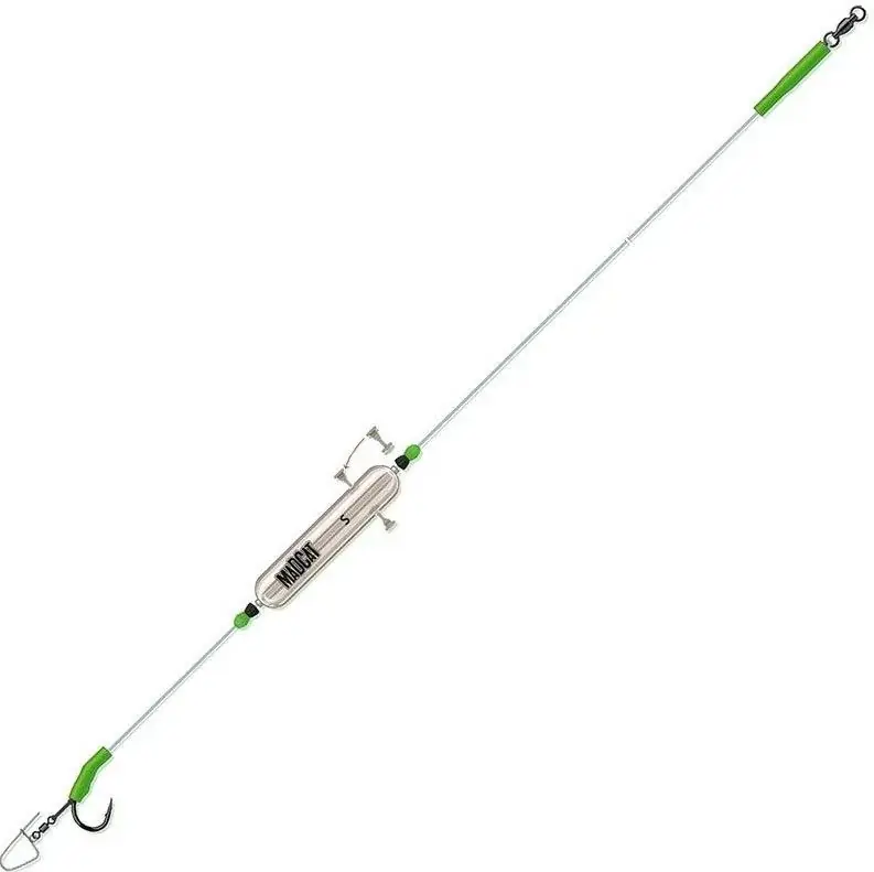 Haute Qualité Montage Vif Adjusta Profi River Rig Nose Clip Single Hook 20g 250cm 6/0 Madcat