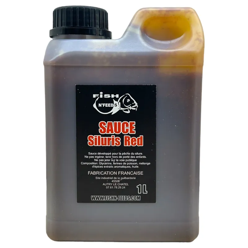 Commander Maintenant Sauce Siluris Red/Black 1L Fish N’Feeds