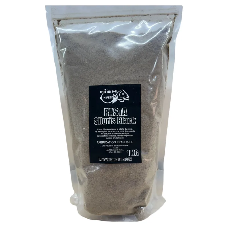 Pâte Sèche Siluris Red/Black 1kg Fish N’Feeds Nouveauté
