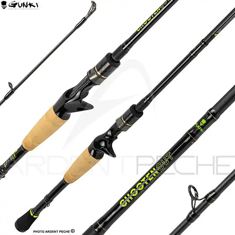 Canne casting GUNKI Chooten cut sharp 205 MH démo Petit Prix