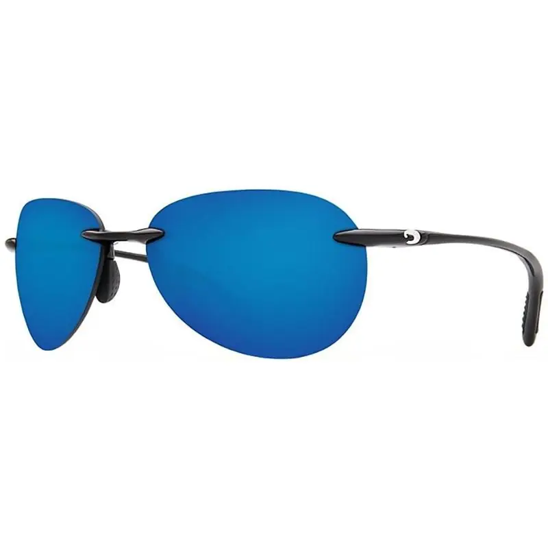 Acheter En Ligne Lunettes polarisantes COSTA DEL MAR West bay Sh black Blue mirror 580P