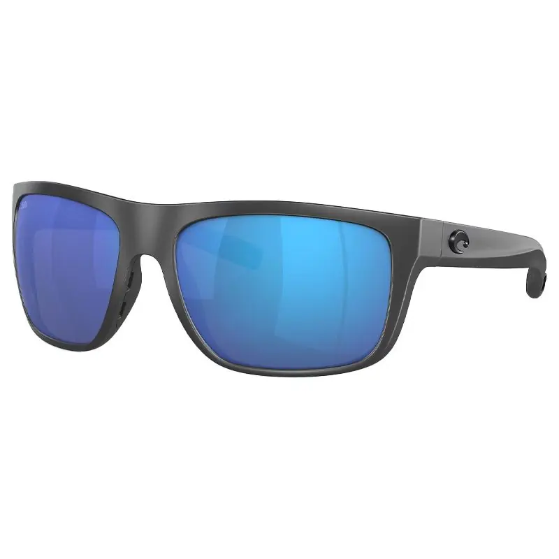 Lunettes polarisantes COSTA DEL MAR Broadbill Matte black Blue mirror 580G Offre Spéciale