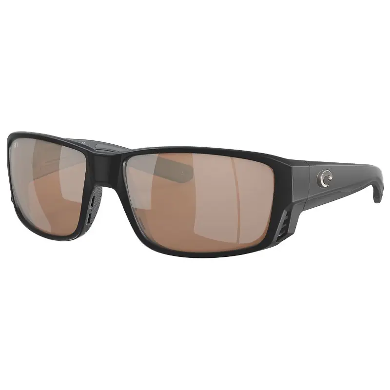 Lunettes polarisantes COSTA DEL MAR Tuna alley pro Matte black Copper silver mirror 580G Expédition Rapide