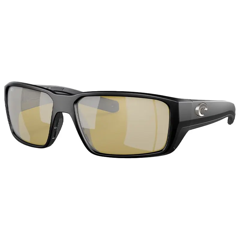 Lunettes polarisantes COSTA DEL MAR Fantail pro Matte black Sunrise silver mirror 580G Vente Directe
