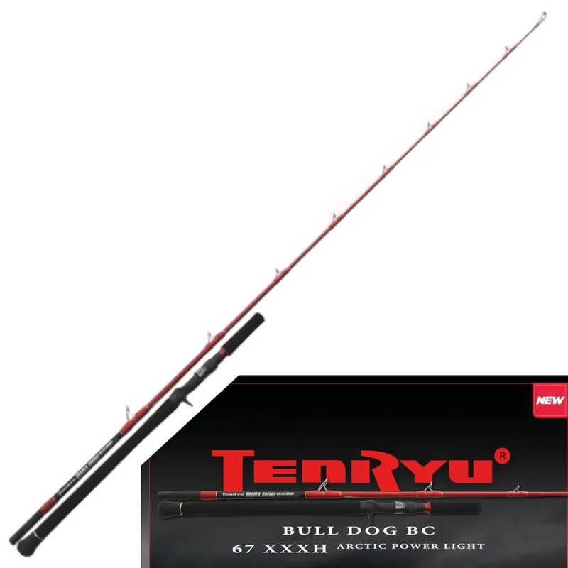 Canne Casting Bull Dog BC 67 XXXH Artic Power Light 2,00m 100-300gr Tenryu Vente Flash