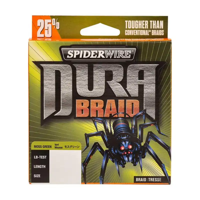 Paiement Sécurisé Tresse Dura Braid 275m Moss Green SpiderWire