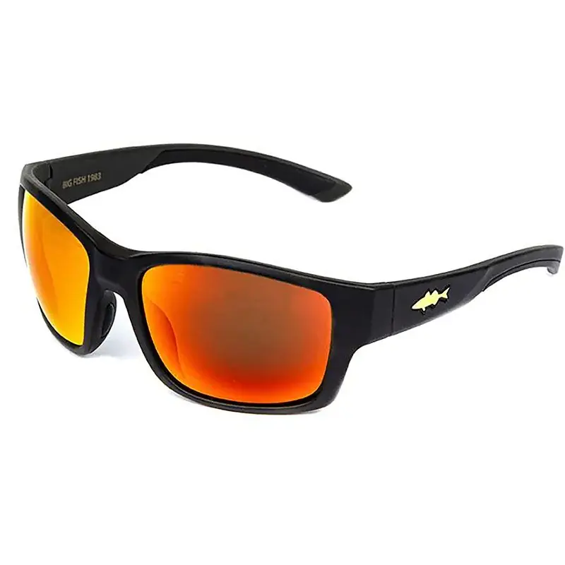 Lunettes polarisantes BIG FISH 1983 Recycling sea bass 1 Red iridium Nouvel Arrivage
