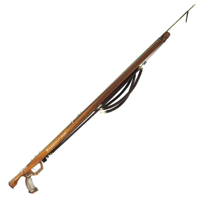 Arbalète fusil harpon bois chasse sous marine Seawolf Predator Vela 125 Meilleur Choix