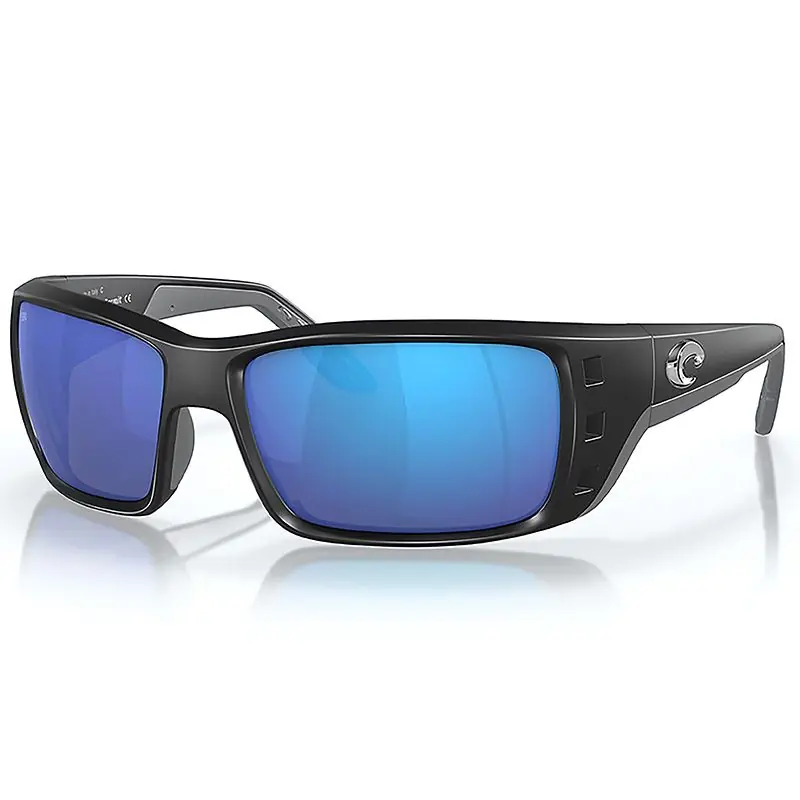 Certifié Lunettes polarisantes COSTA DEL MAR Permit Matte black Blue mirror 580G