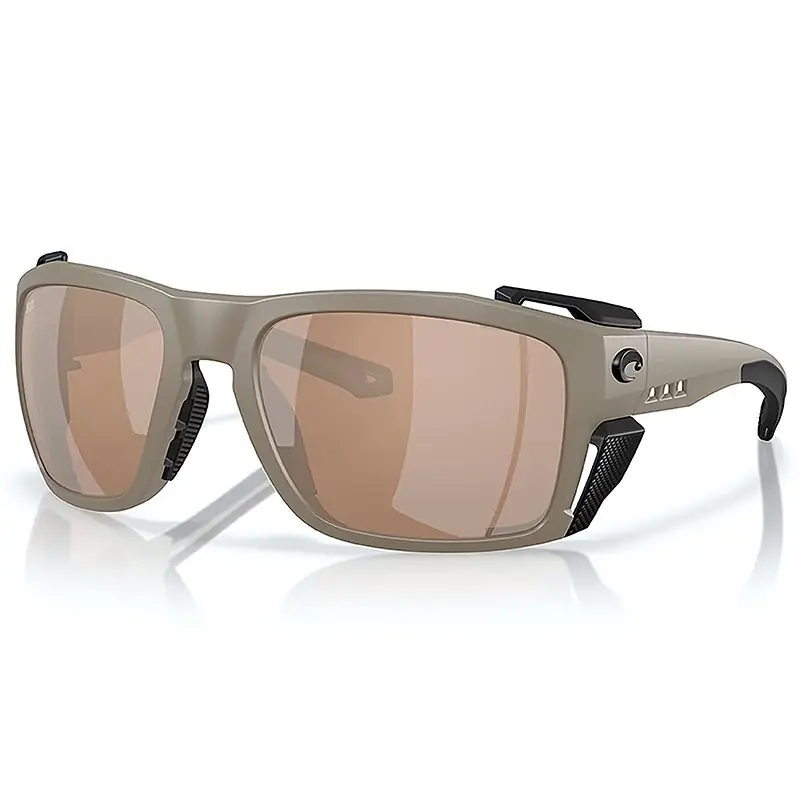Lunettes polarisantes COSTA DEL MAR King tide 8 Matte sable Copper silver mirror 580G Promotion Saisonnière