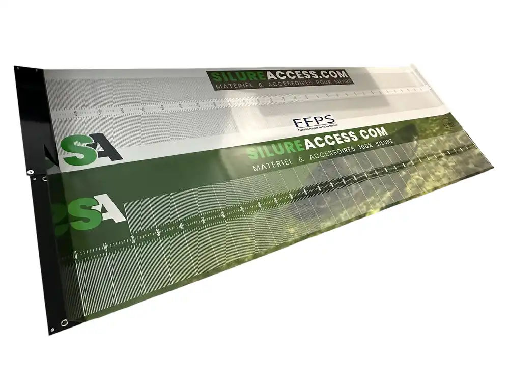 Tapis de mesure 60x300cm Officiel FFPS Silure Access Paiement Sécurisé